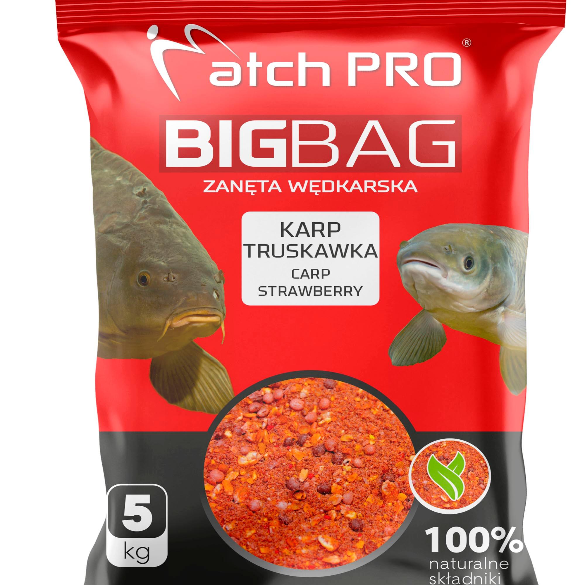 Zanęta Matchpro Big Bag Karp Truskawka 5Kg