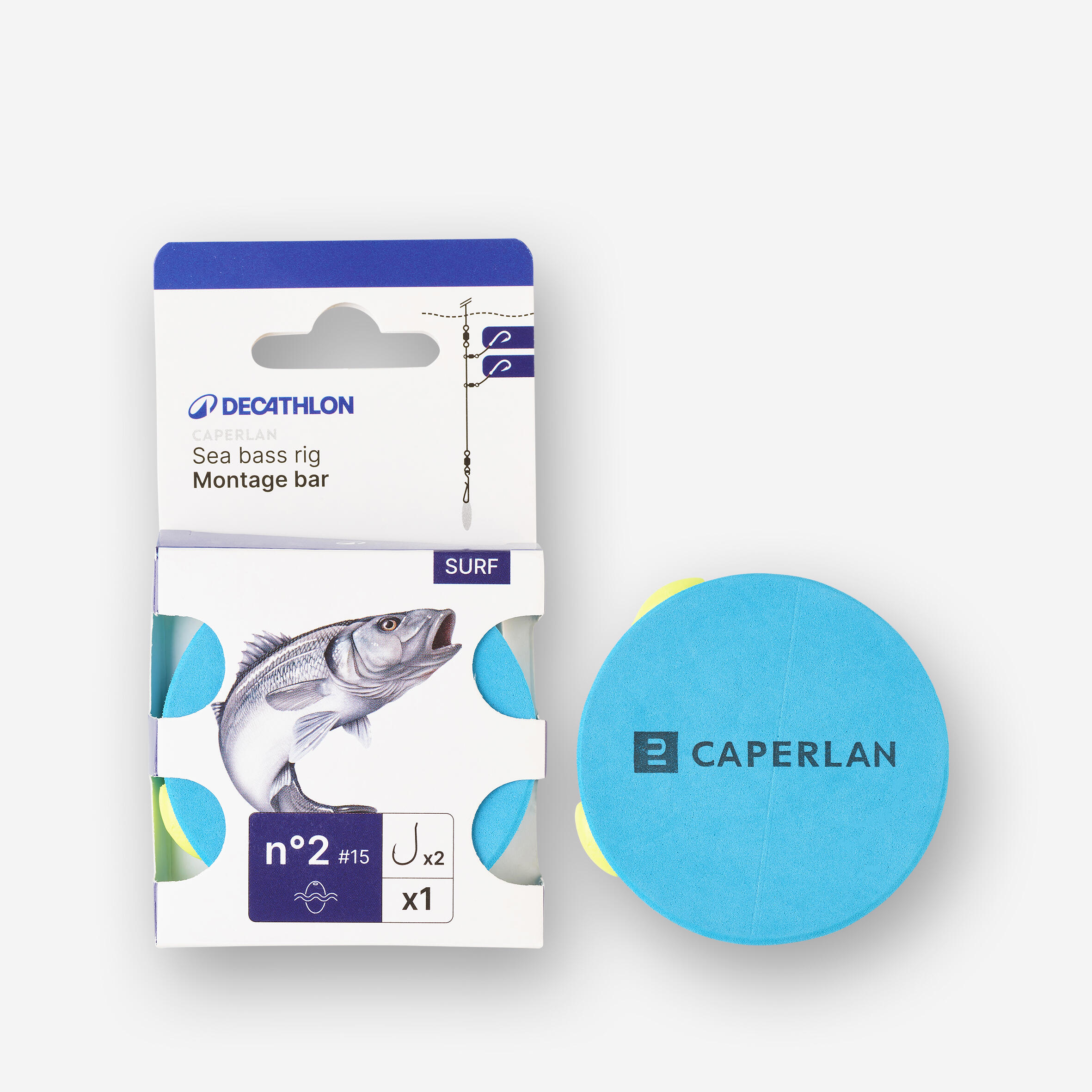 Przypon surfcastingowy na labraksy Caperlan SW SE BA HVY nr 2