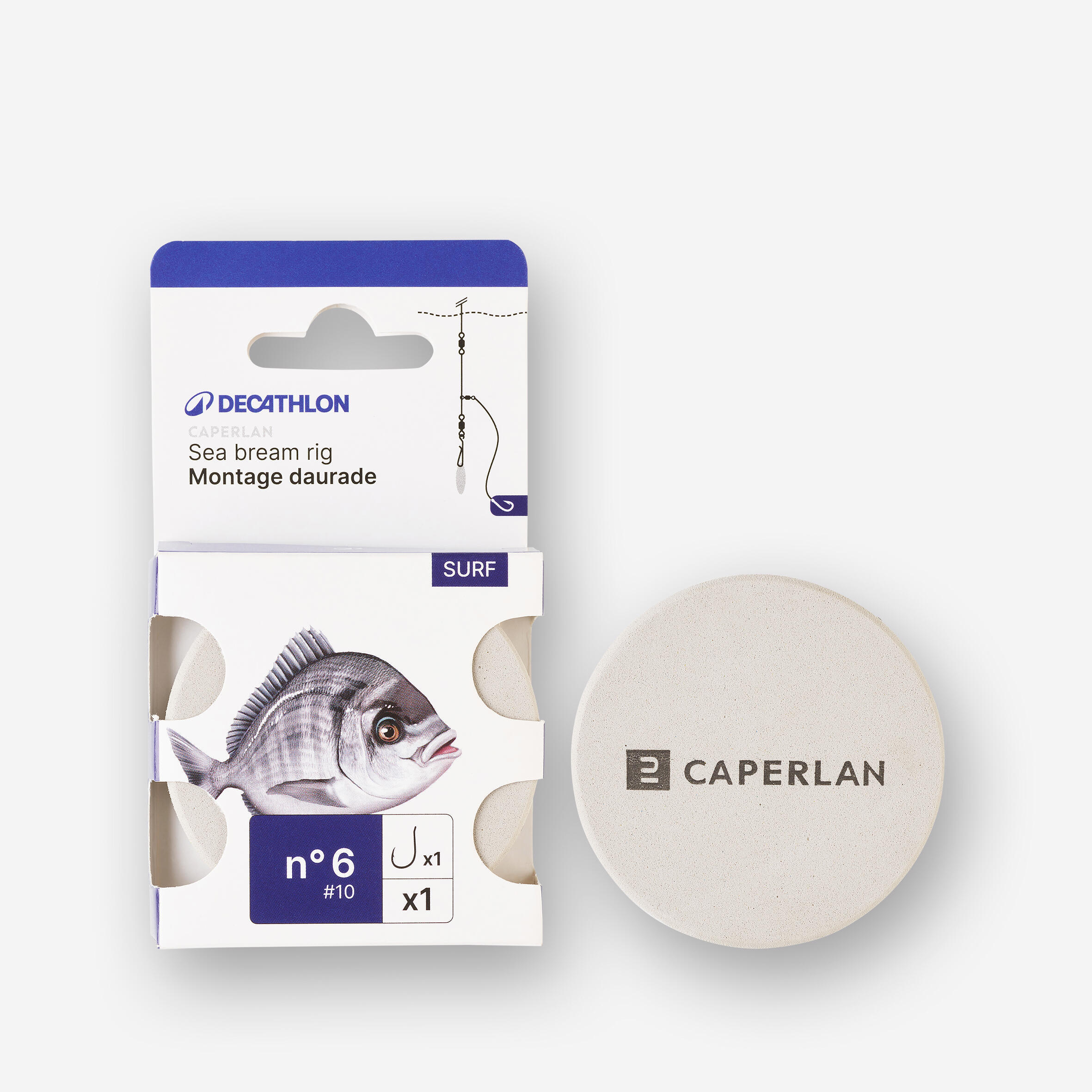 Przypon surfcastingowy na dorady Caperlan SW SE BR LGT nr 6