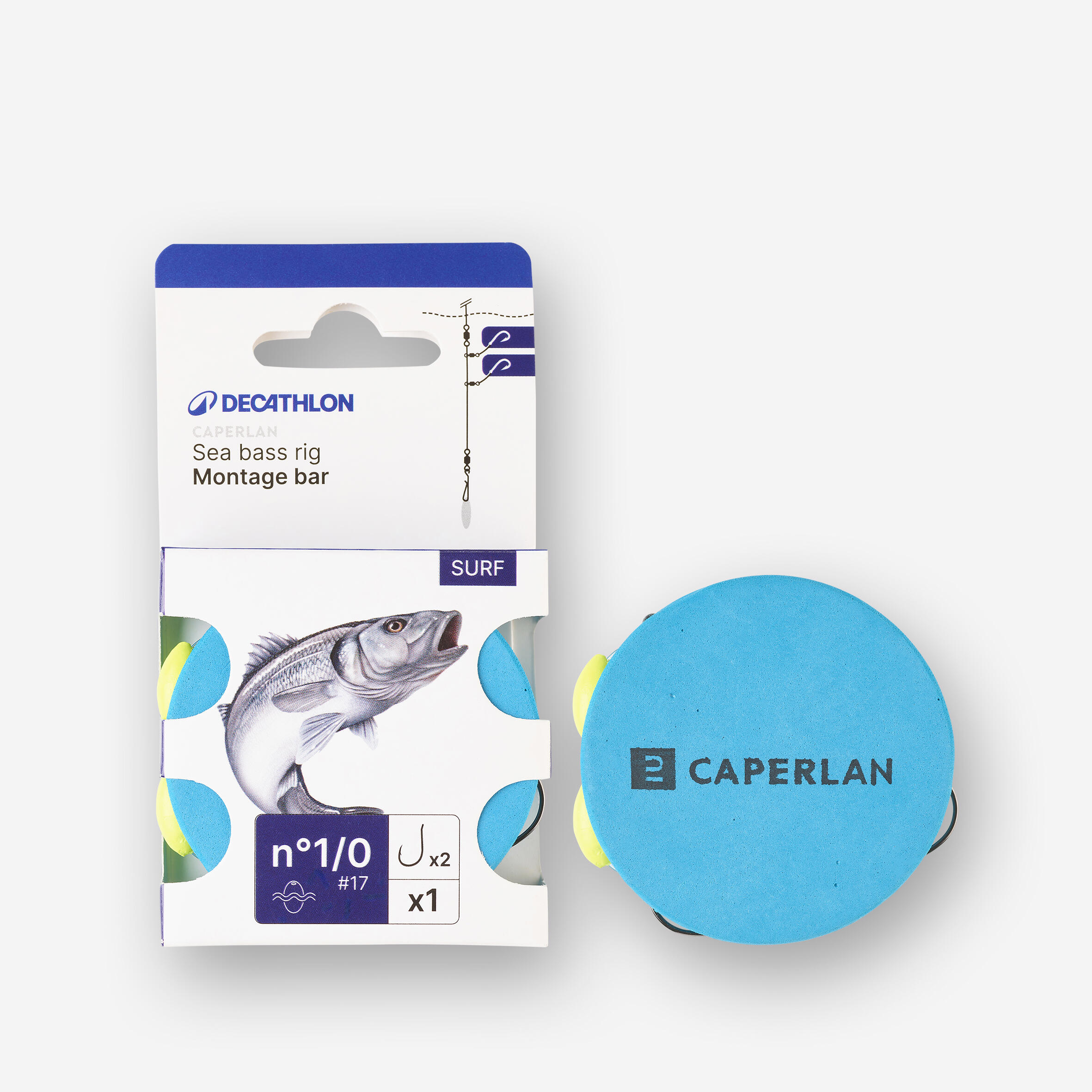 Przypon surfcastingowy na labraksy Caperlan SW SE BA HVY nr 1/0