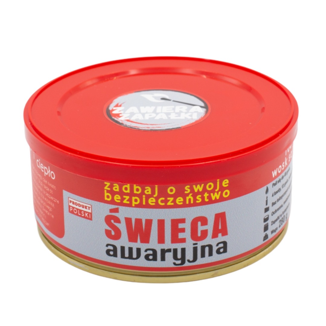 2x Świeca awaryjna przetrwania HASKE Pro 280g, 48h świecenia
