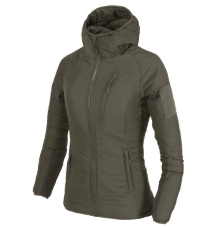 Kurtka Helikon damska WOLFHOUND Hoodie Taiga Green (KU-WWH-NL-09)