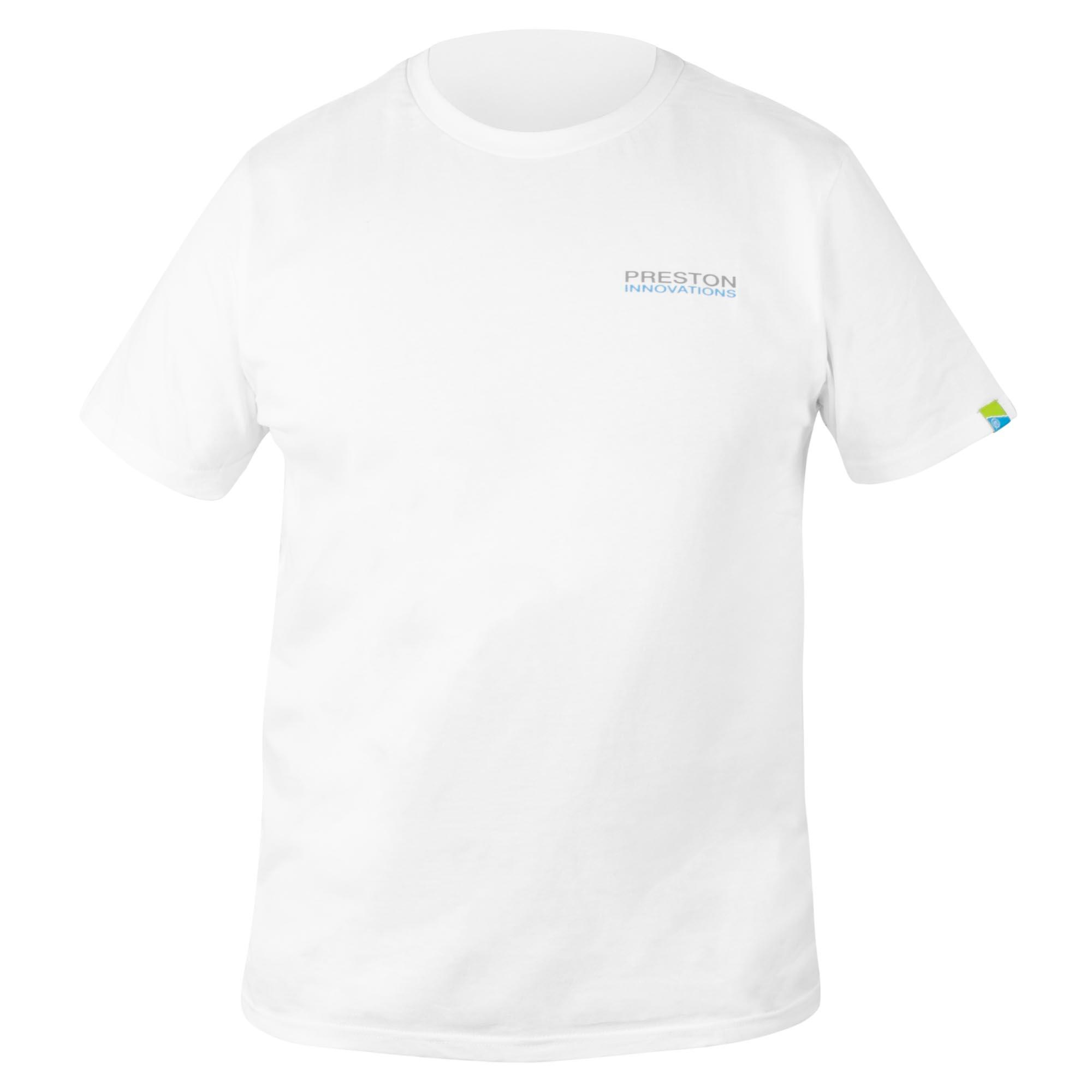 Koszulka Wędkarska Z Nadrukiem Biała Preston White T-Shirt