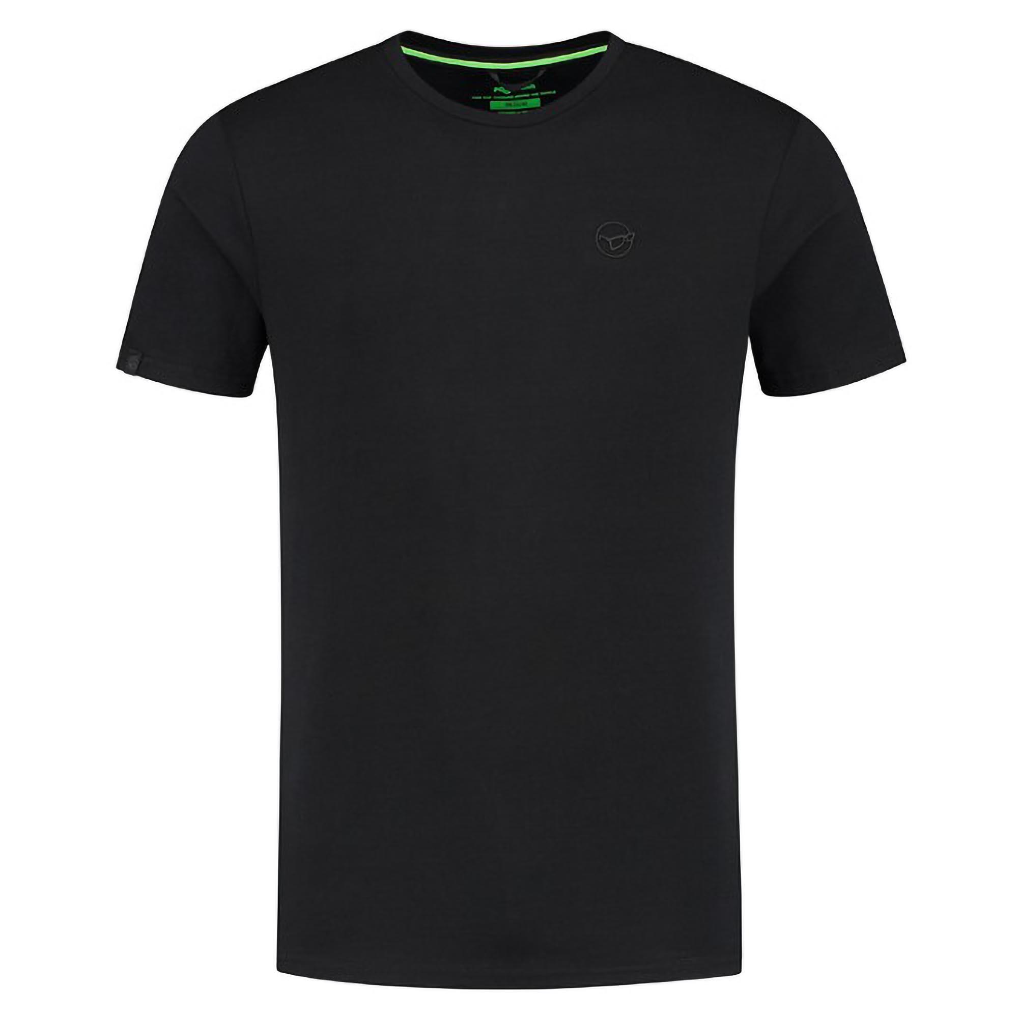 Koszulka Wędkarska T-Shirt Czarna Z Nadrukiem Korda Le Tackle Tee