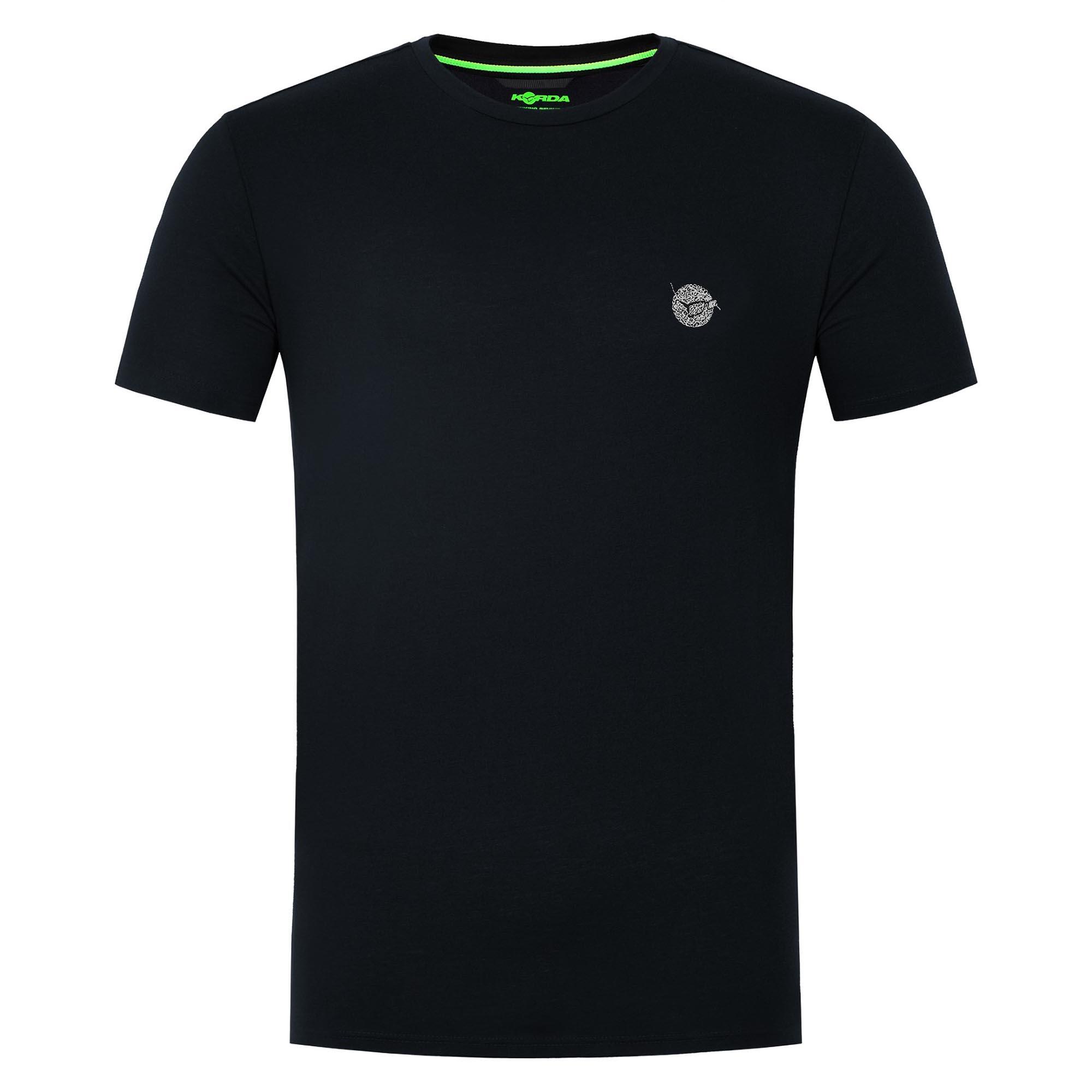 Koszulka Wędkarska T-Shirt Czarna Korda Birdsnest Tee Black