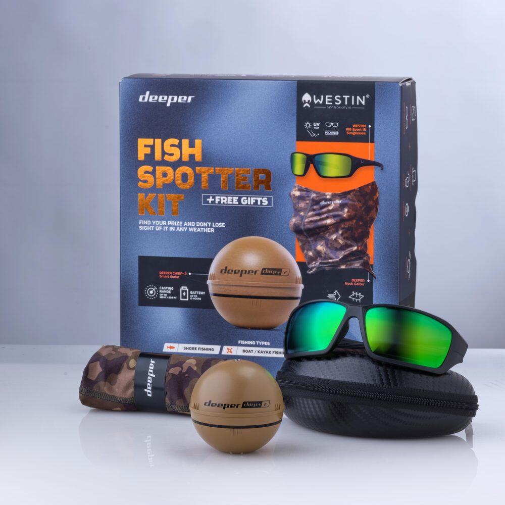 Echosonda wędkarska Deeper Chirp+ 2 Winter Bundle + Okulary + Komin