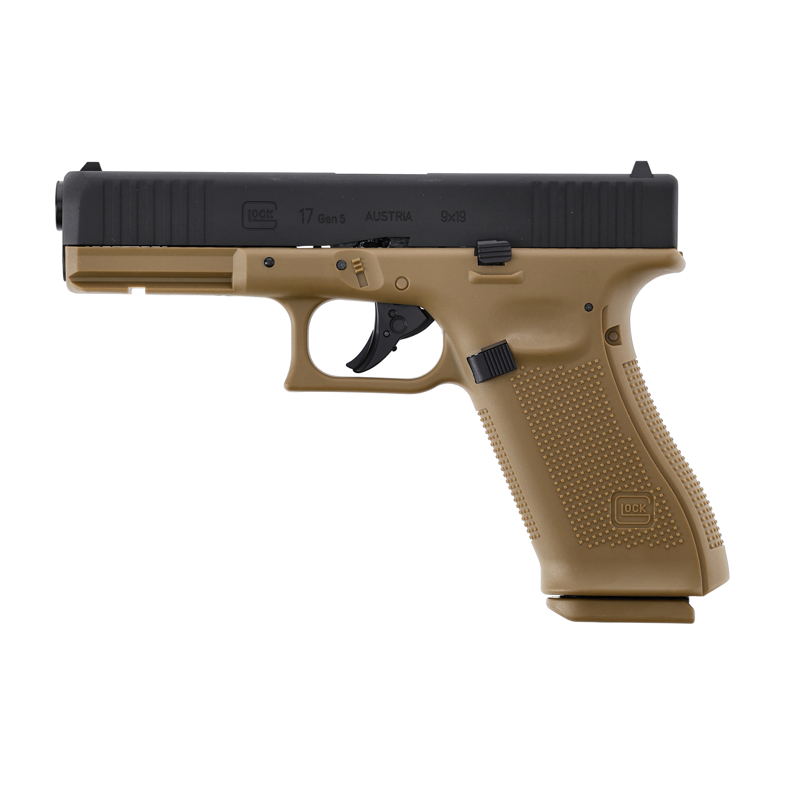 Pistolet ASG Glock 17 gen5 6 mm BB coyote (2.6478)