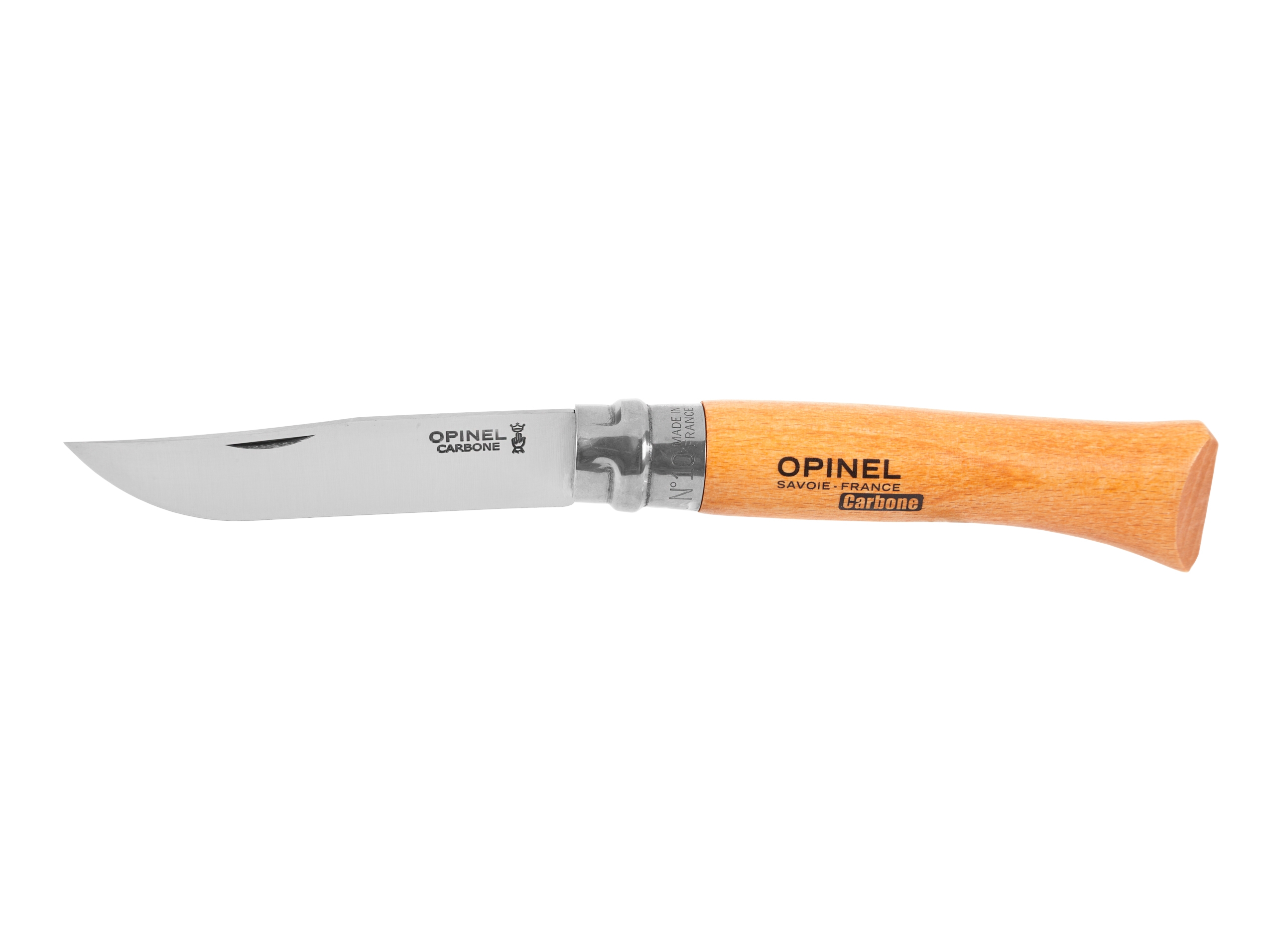 Nóż Opinel 10 carbon buk (113100)