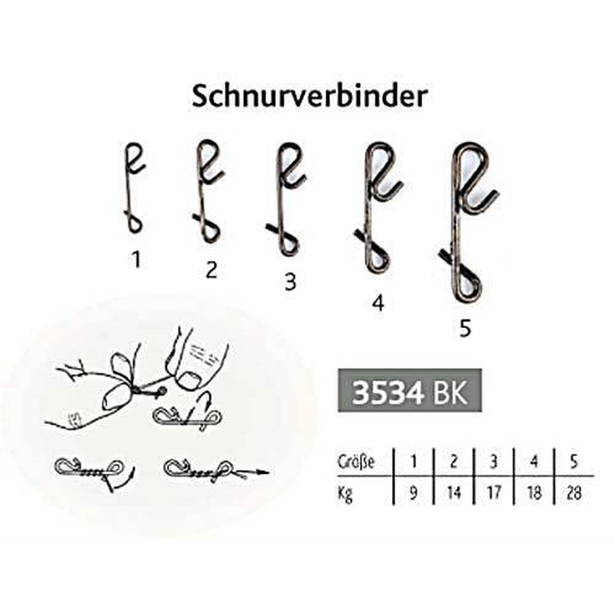 Łączniki spinningowe VMC 3534Bk No Knot Snap