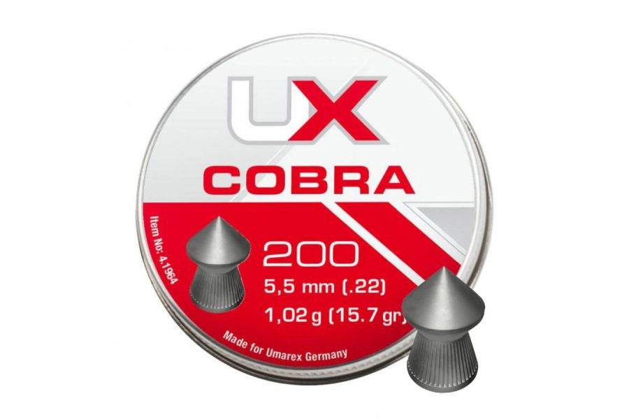 Śrut 5,5 mm UMAREX COBRA szpic moletowany 200szt (4.1964.1)