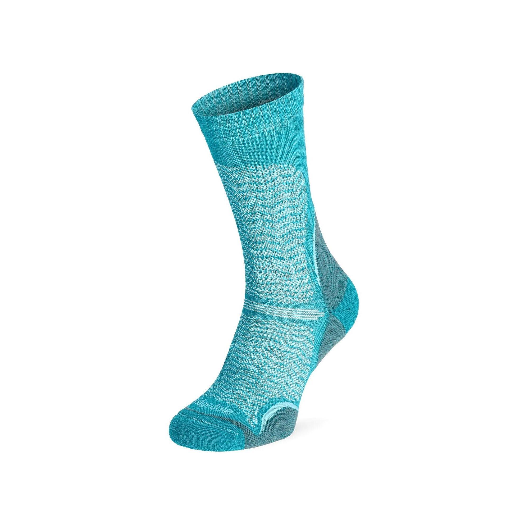 Skarpety w góry Bridgedale Hike Ultra Lt T2 Merino P Crew - teal