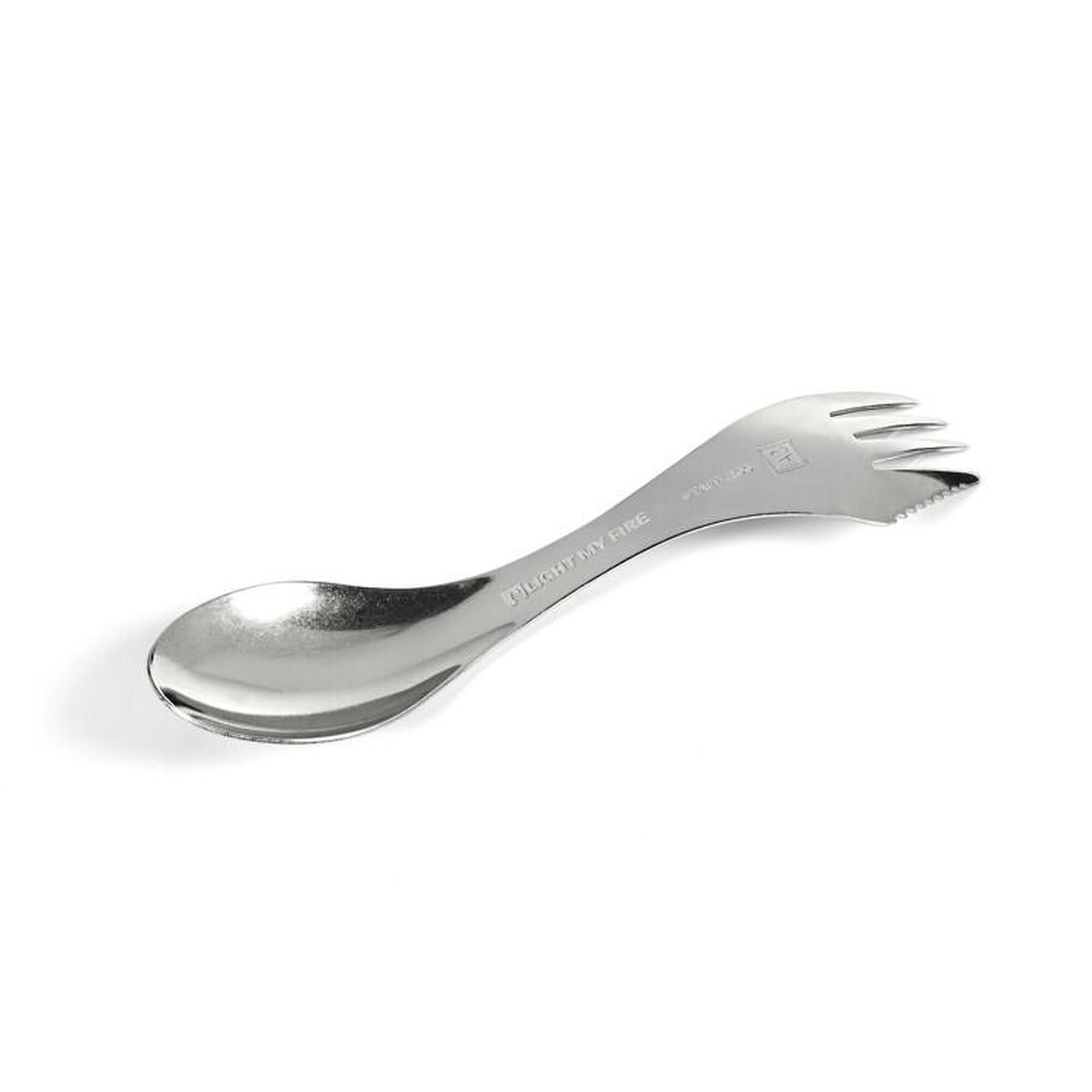 Niezbędnik Spork sztućce turystyczne ze stali nierdzewnej