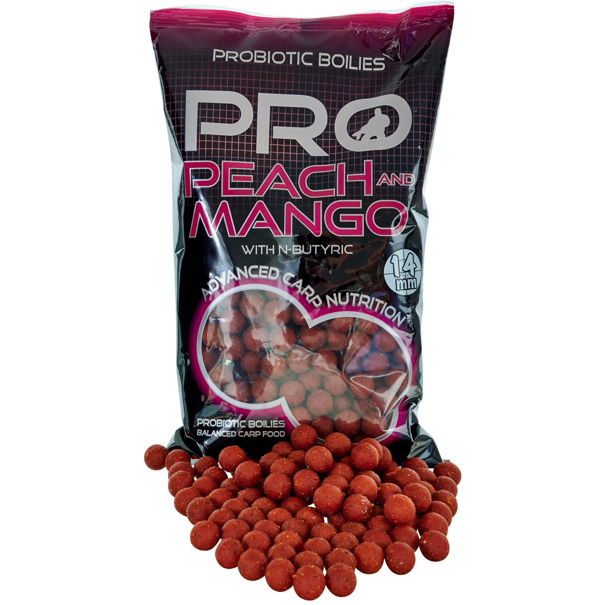 250720256883376ddc730.jpeg Kulki Proteinowe Zanętow Starbaits Pro Peach & Mango 20Mm 800G - obrazek 1