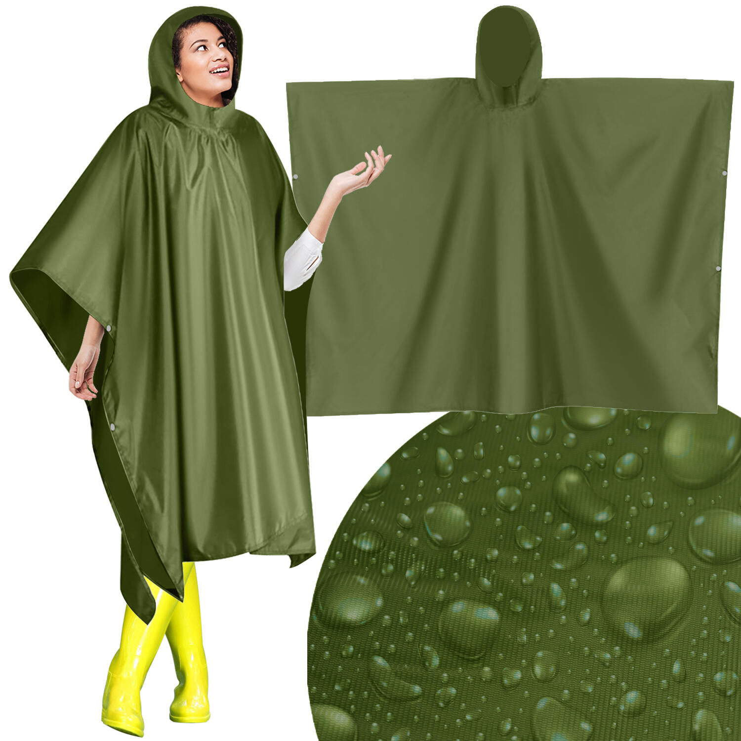 2507202568835617a23c4.jpeg Ponczo Przeciwdeszczowe Peleryna Płaszcz Poncho - obrazek 1