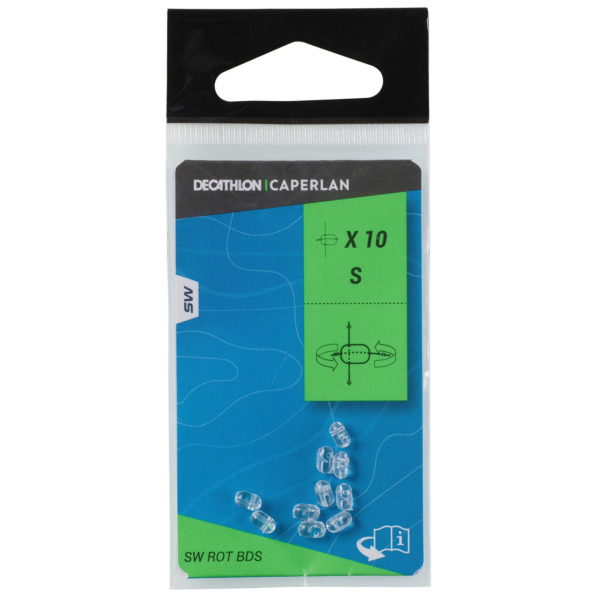 Perła rotacyjna surfcasting S 3 mm x 10