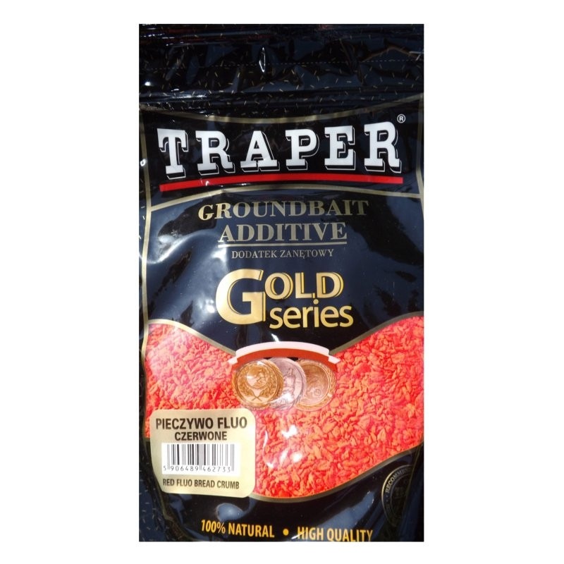 DODATEK ZANĘTOWY TRAPER GOLD SERIES 400G PIECZYWO FLUO CZERWONE 01026