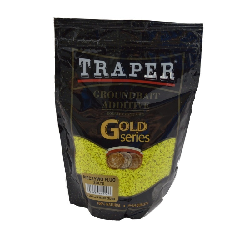 DODATEK ZANĘTOWY TRAPER GOLD SERIES 400G PIECZYWO FLUO ŻÓŁTE 01025