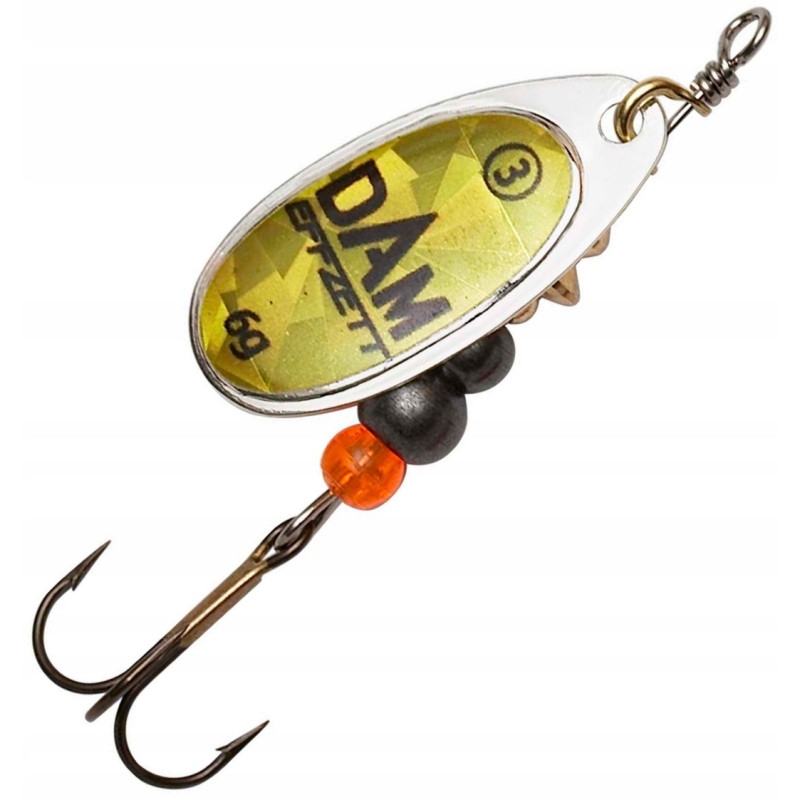 Effzett FLUO SPINNER Nr 2 4G SINKING GOLD PRISMA