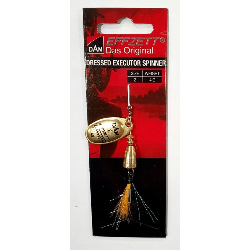 Effzett EXECUTOR DRESSED SPINNER Nr 2 4G SINKING GOLD