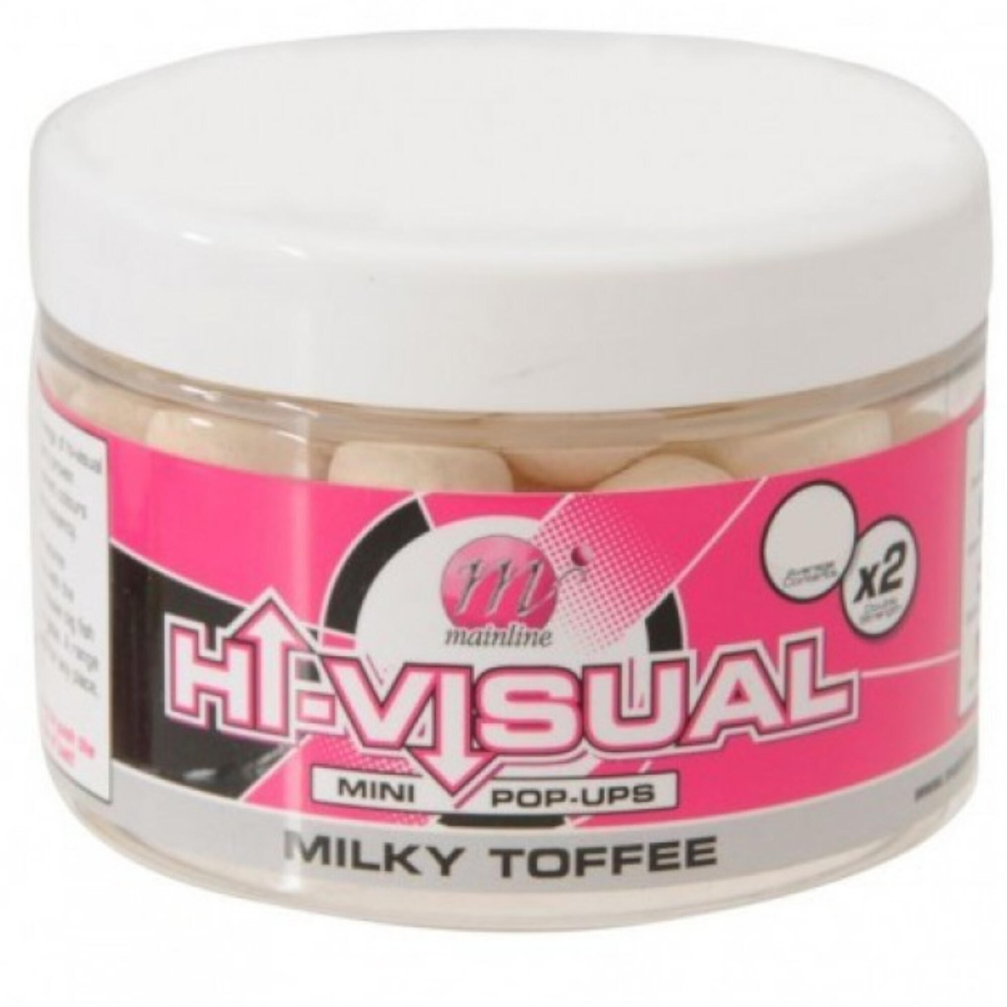 Przynęta Kulki Mainline Hi-Visual Pop-Ups Milky Toffee 12mm