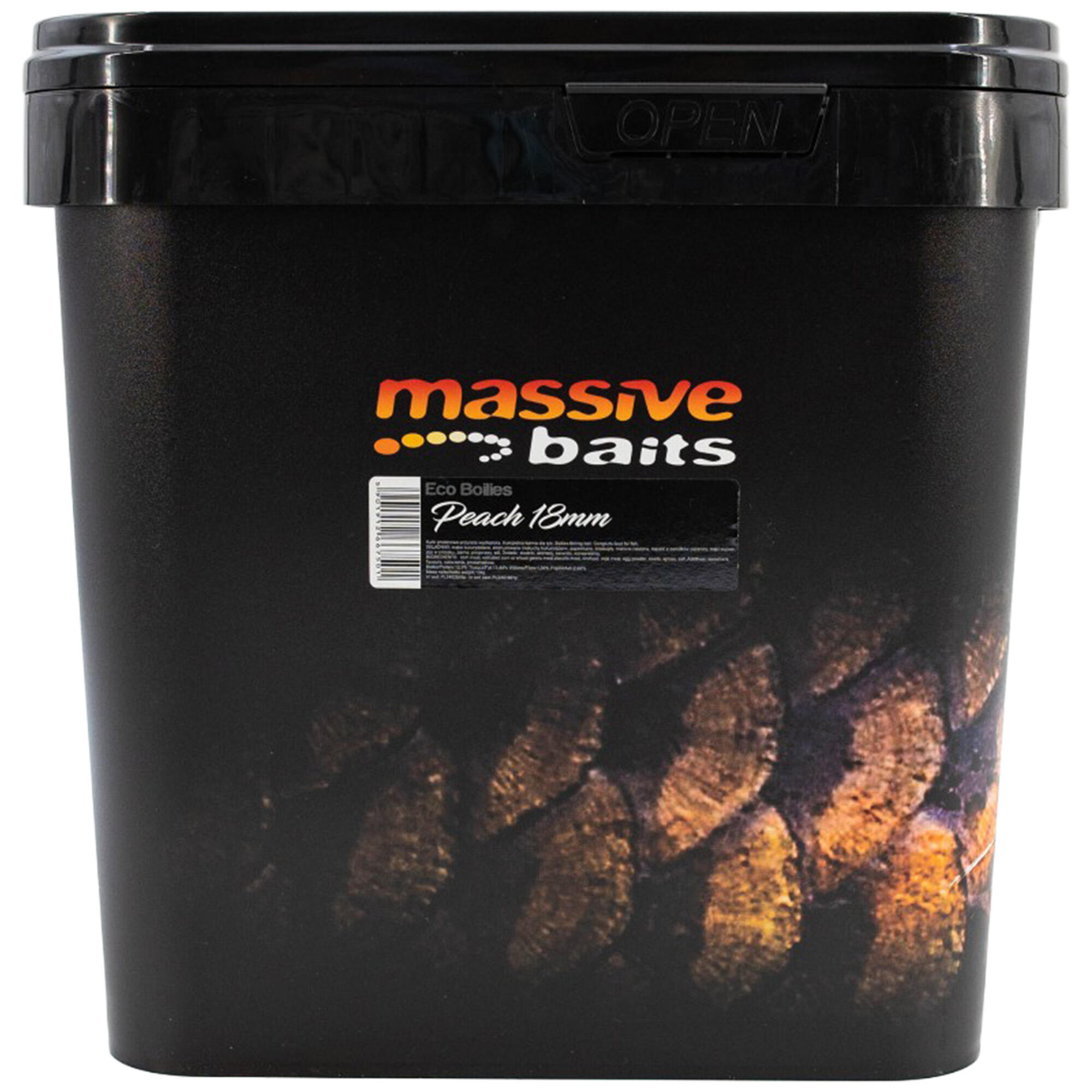 2410202568fb3105c89fc.jpeg Kulki Massive Baits Eco Boilies Eco Boilies 18Mm Peach 10Kg - obrazek 1