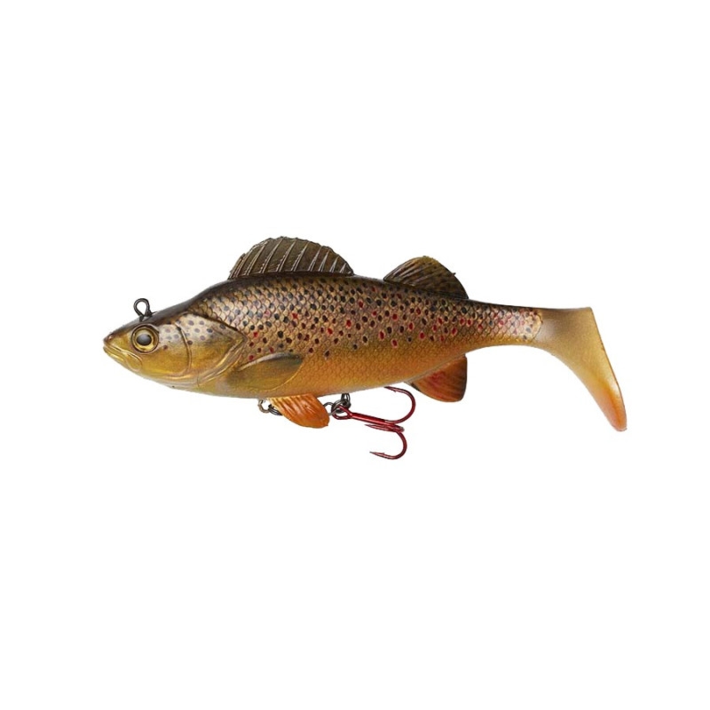 Gumowa Przynęta Effzett Perch 14CM 47G Brown Trout