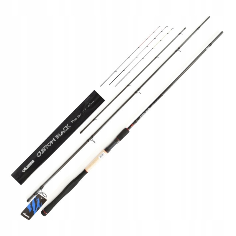 311020256904be5c0e2a7.jpeg OKUMA Custom Black Feeder 13' 390cm 60-120g - obrazek 1