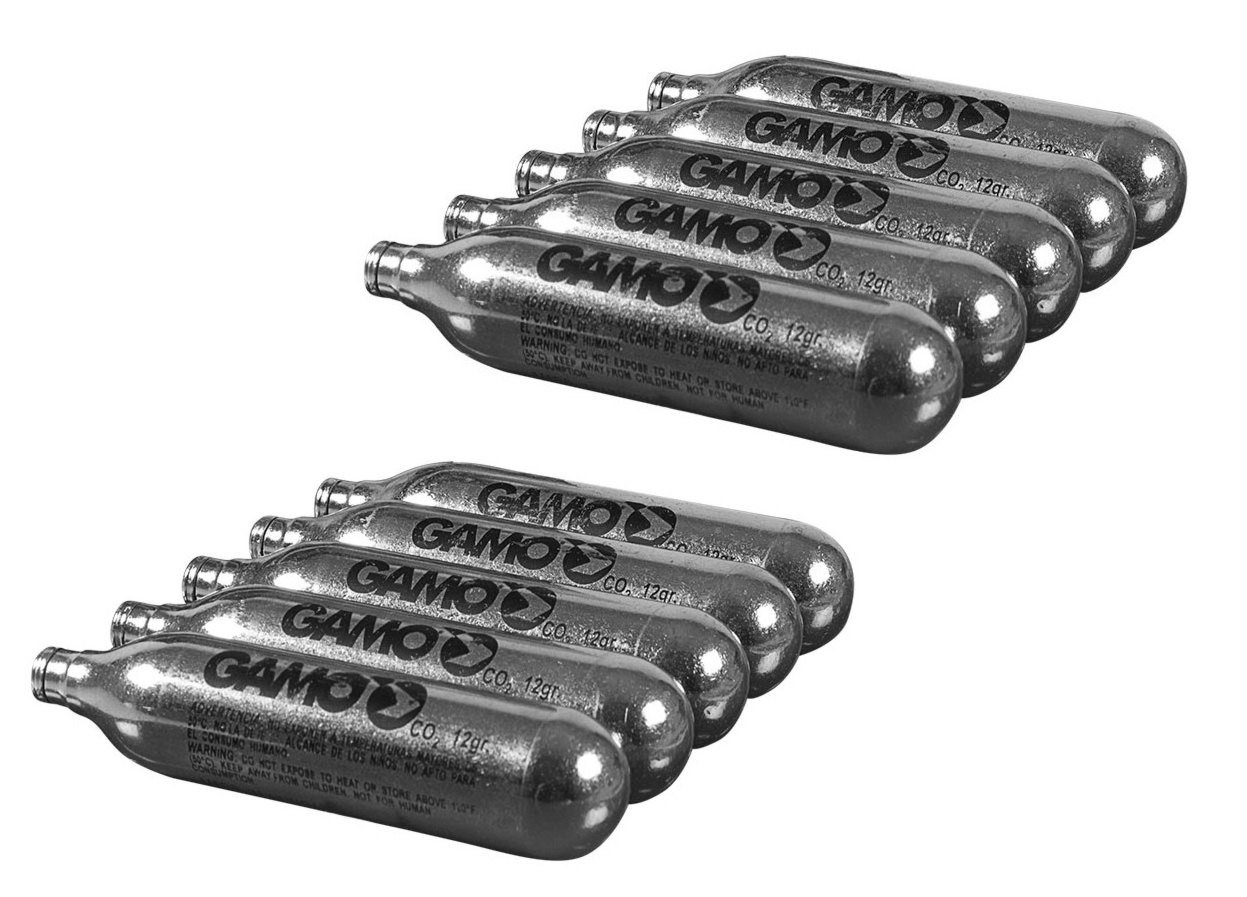 031120256908bbce9a08a.jpeg Kapsuły CO2 12 g GAMO - 10 sztuk (6212475) - obrazek 1