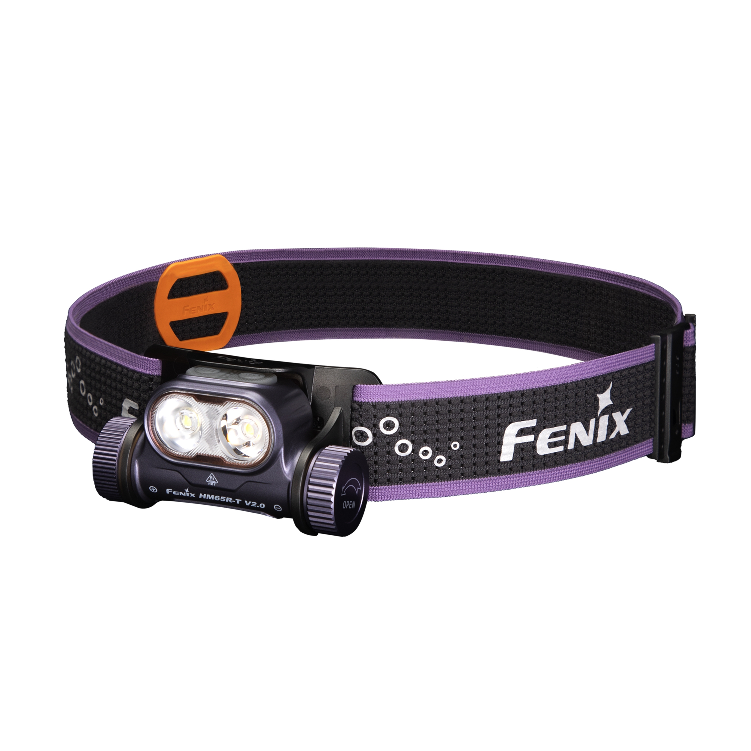 Latarka czołowa Fenix HM65R-T V2.0 ciemnofioletowa (039-615)