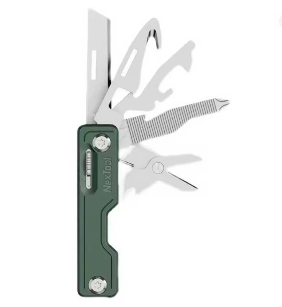 Nóż wielofunkcyjny scyzoryk NexTool NE20098 10w1 zielony