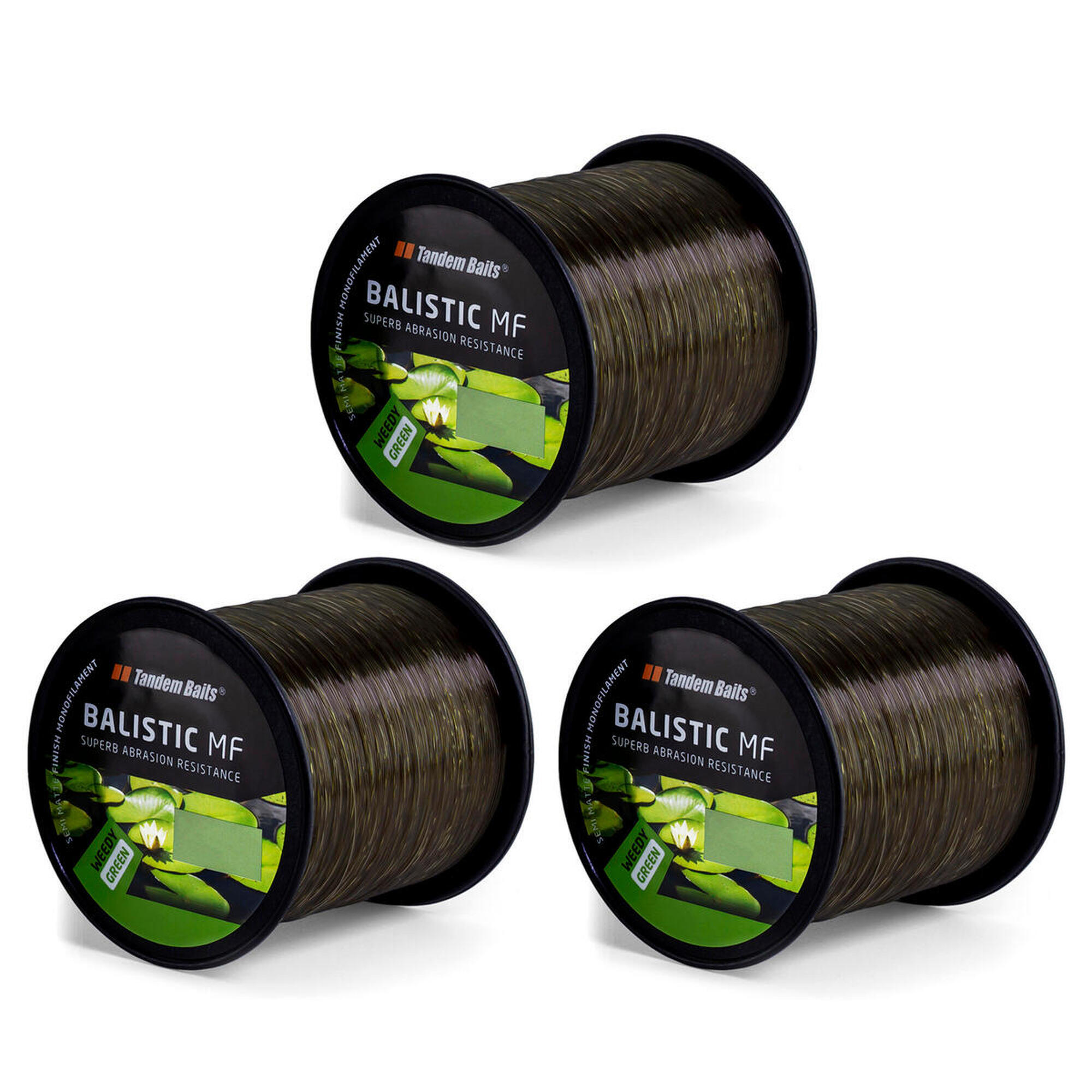 Żyłka Karpiowa Balistic MF 600 m / 0,30 mm / Zarośla - Kamuflaż / 3 szt