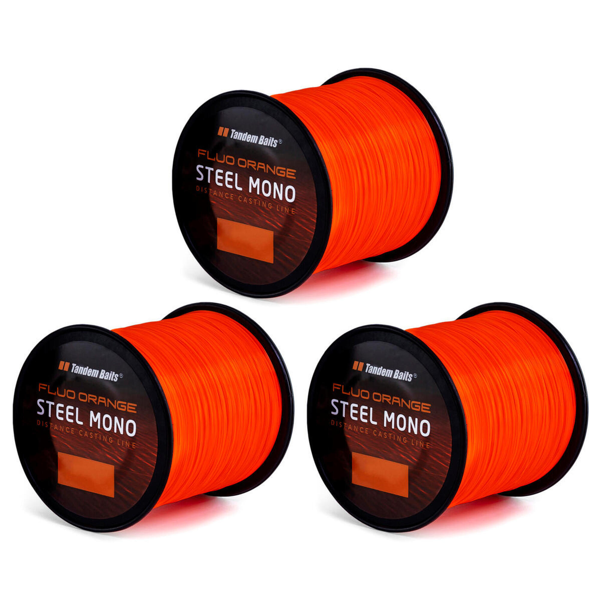 Żyłka Karpiowa Steel Mono Fluo pomarańczowy 600 m / 0,35 mm / 3 szt