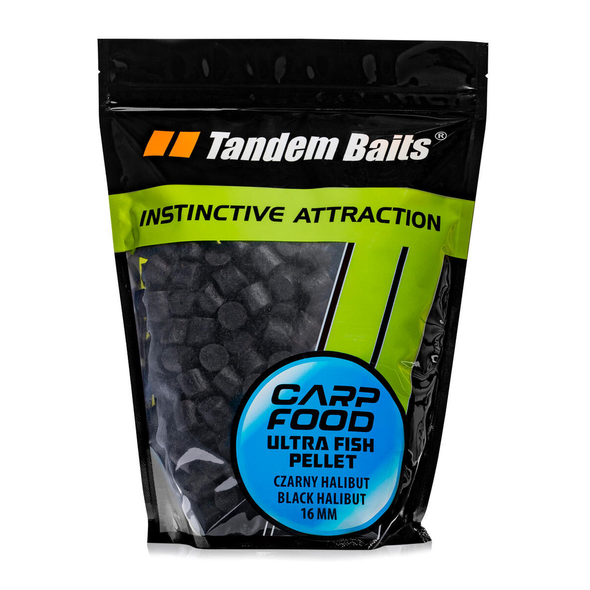 Pellet karpiowy Carp Food Ultra Fish Pellet Czarny Halibut 16mm /5kg
