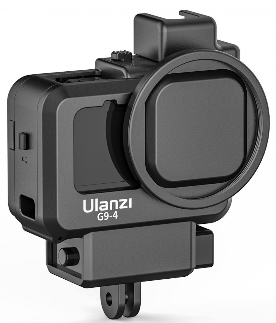 Ulanzi Ramka Frame Mount + Adapter Mikrofon Filtry ISO G9-4 do Gopro HERO 9 BLACK / 10 BLACK