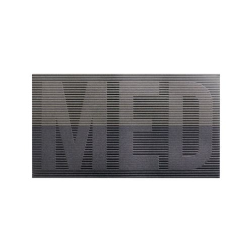 Naszywka MED Polish large patch SUBDUED flag - Black/Boreal Green (PA-MDPS-PES-BBG)