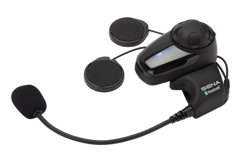 Interkom Motocyklowy Sena SMH10-10 Bluetooth 3.0 900M z mikrofonem na pałąku, zestaw na 1 kask