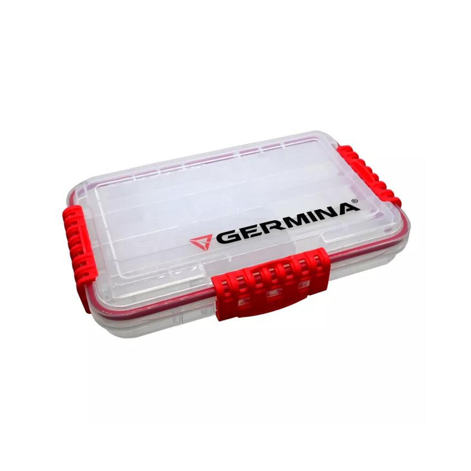 Pudełko wędkarskie na przynęte Germina Clear 35.5x22x5.5 cm