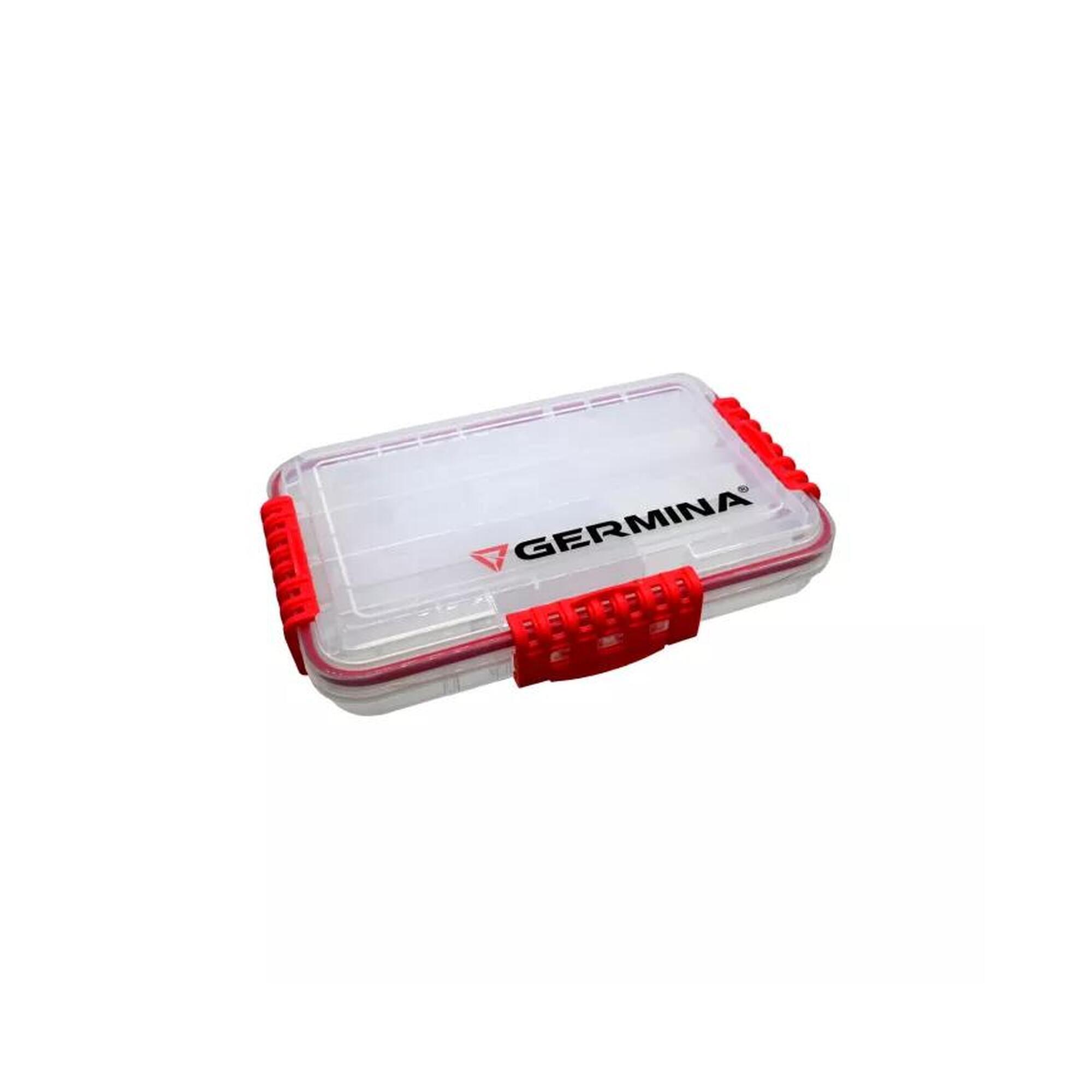 Pudełko wędkarskie na przynęty Germina Clear 27x18x4.8 cm