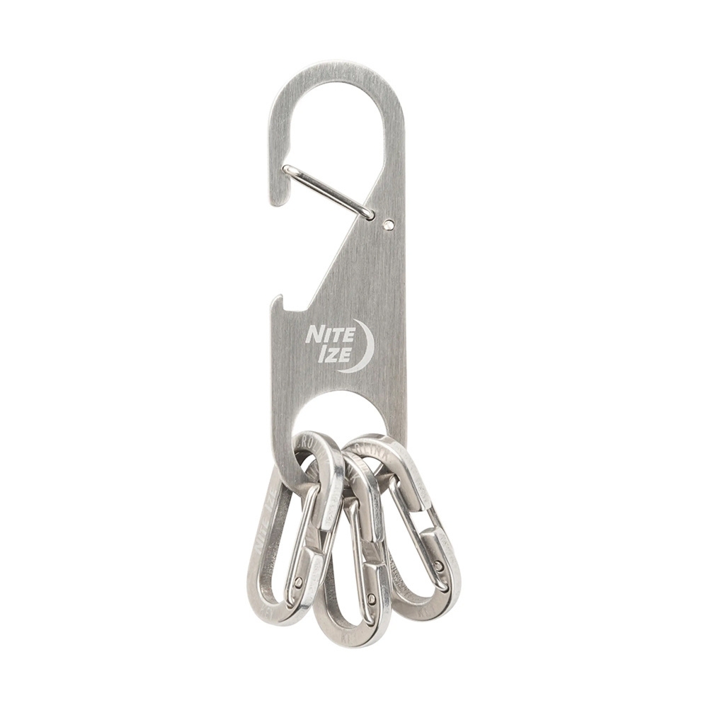 Karabińczyk Z-Rack Keychain Bottle Opener - Stalowy - Srebrny - ZRB-11-R6 - Nite Ize