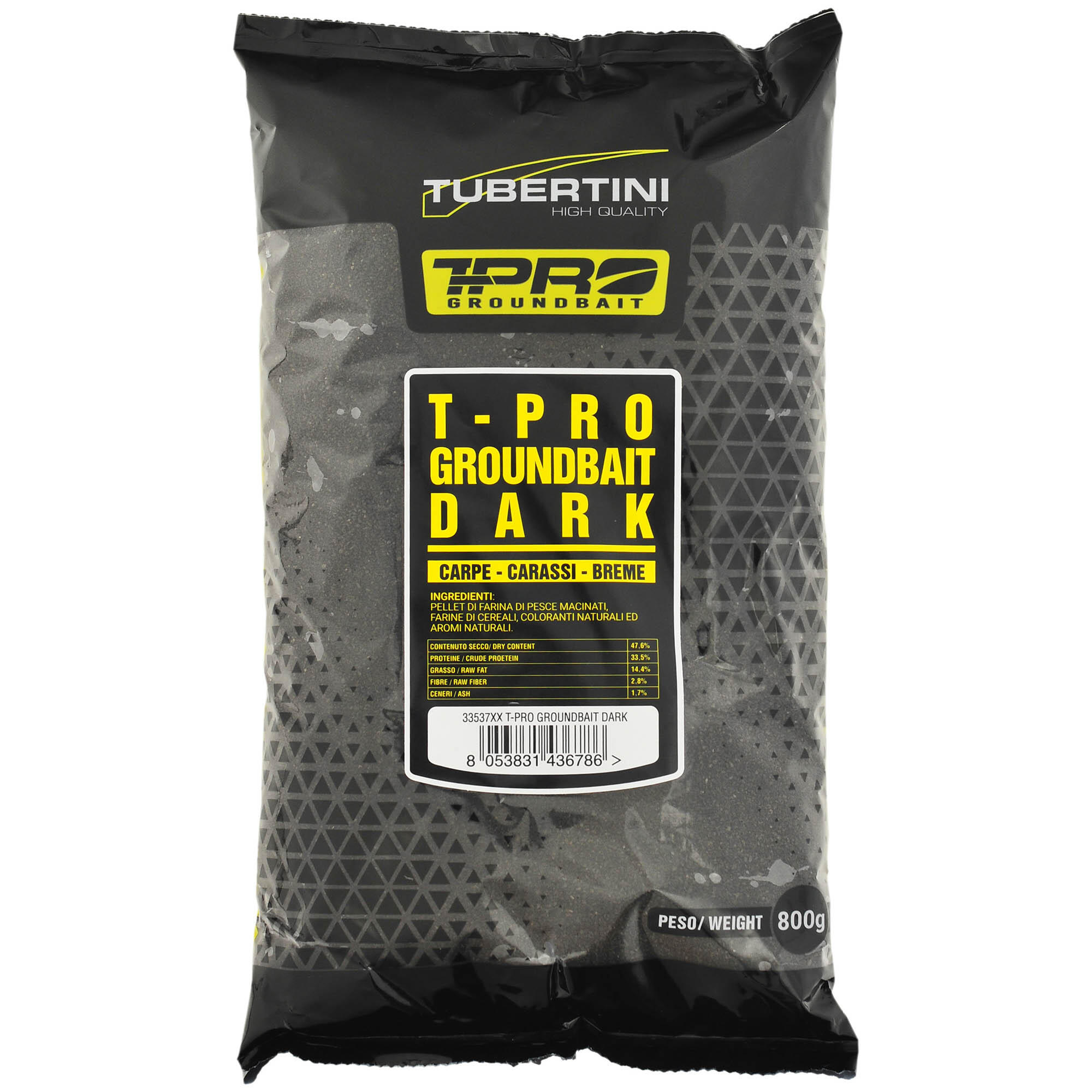 Zanęta Tubertini T-Pro Groundbait Black 800G