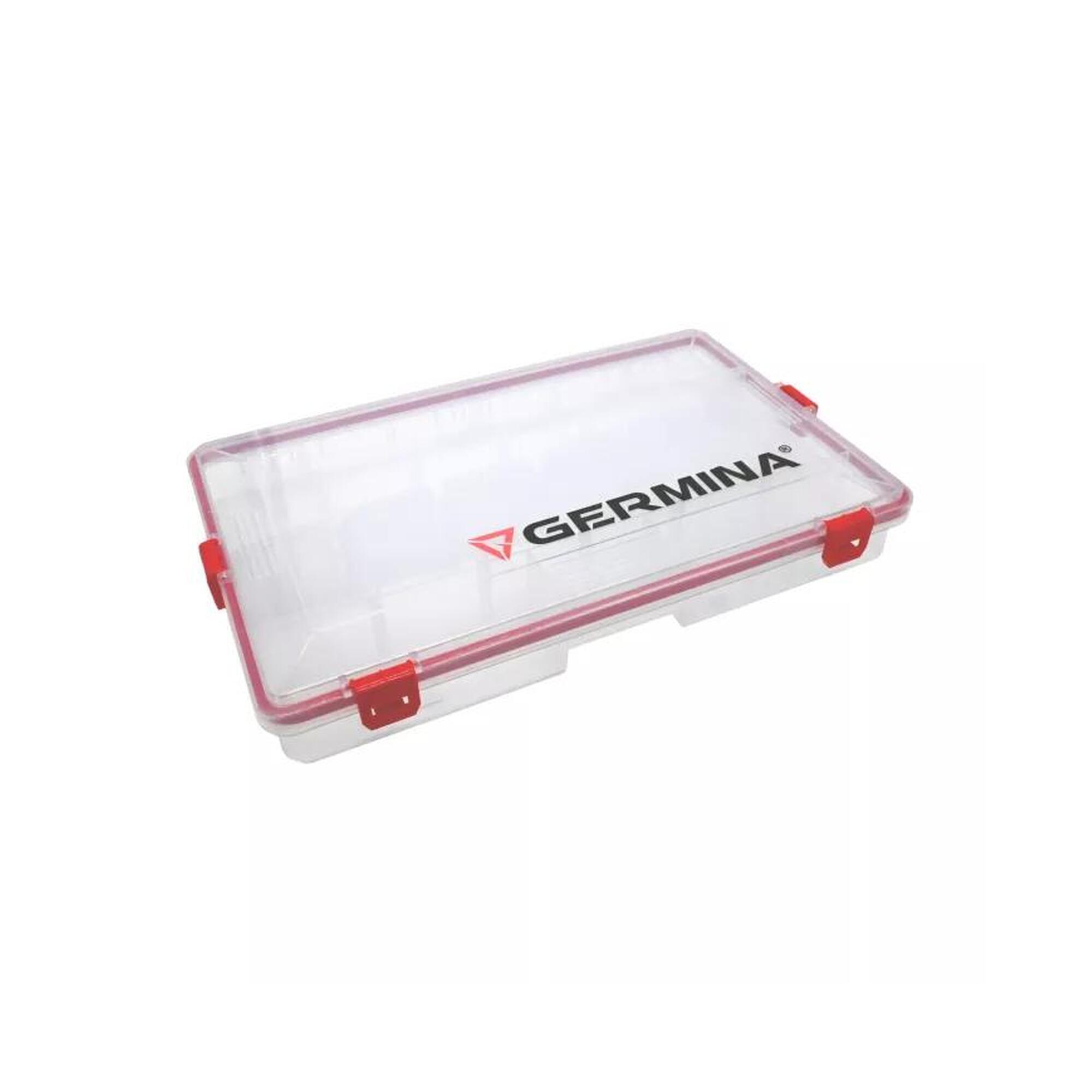 Pudełko wędkarskie na przynętę Germina Clear 35.5x23x5 cm