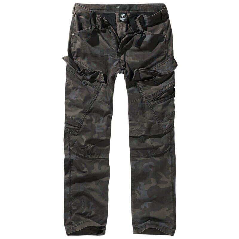 051220256932e4d47d337.jpeg Spodnie bushcraft męskie Brandit Slim Fit Adven Dark Camo - obrazek 1