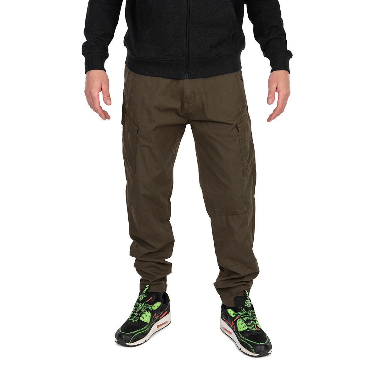 Spodnie Wędkarskie Fox Lw Cargo Green Black