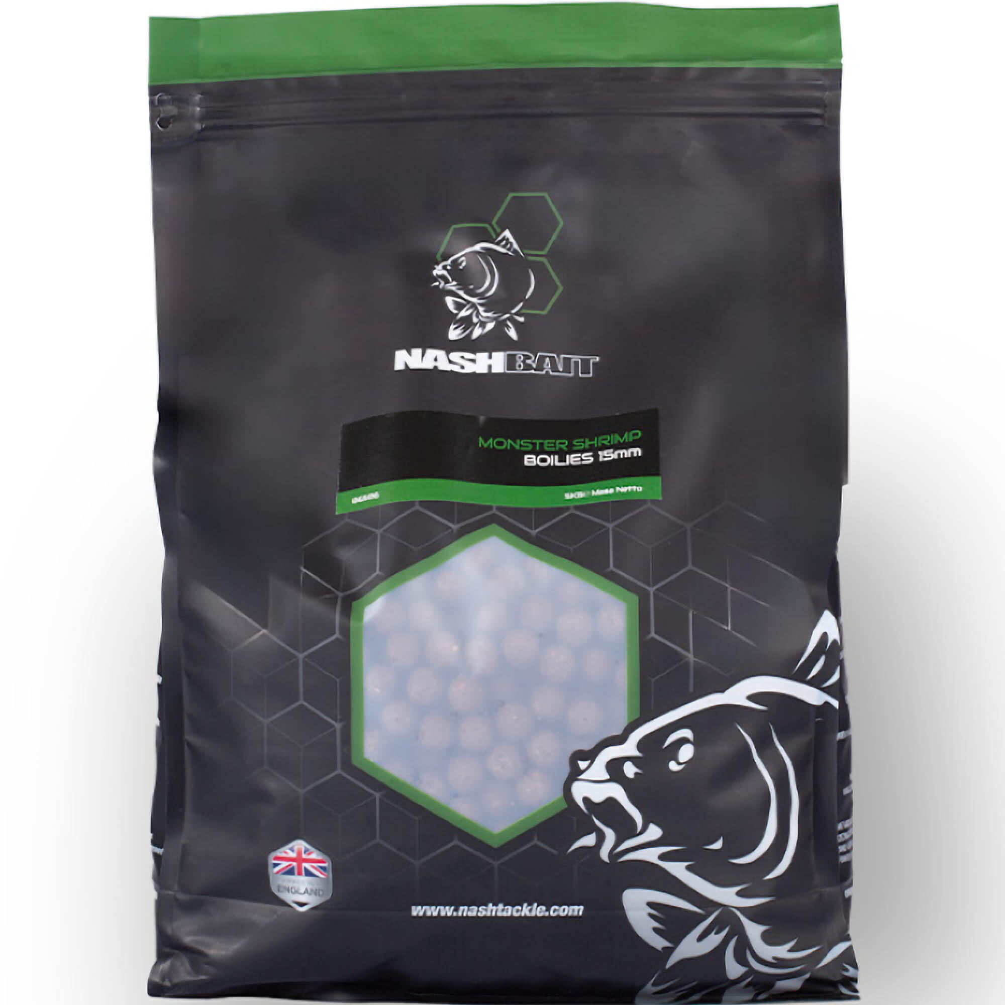 281220256950b4c822d84.jpeg Kulki Proteinowe Zanętowe Krewetka Nash Monster Shrimp Boilies 12 Mm 5 Kg - obrazek 1