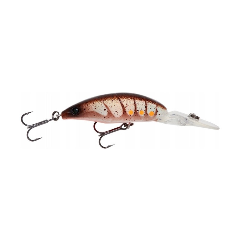 09012026696106e16e2f7.jpeg SG 3D SHRIMP TWITCH DR 5.2CM 6.4G SUSPENDING BROWN SHRIMP - obrazek 1