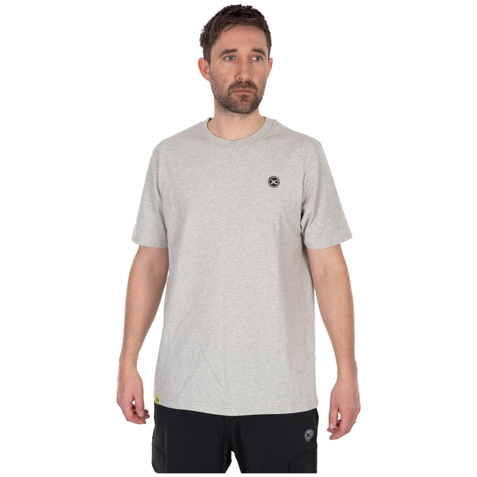 090120266961616bda0db.jpeg Koszulka Wędkarska Matrix Grey Mini Logo T-Shirt - obrazek 1