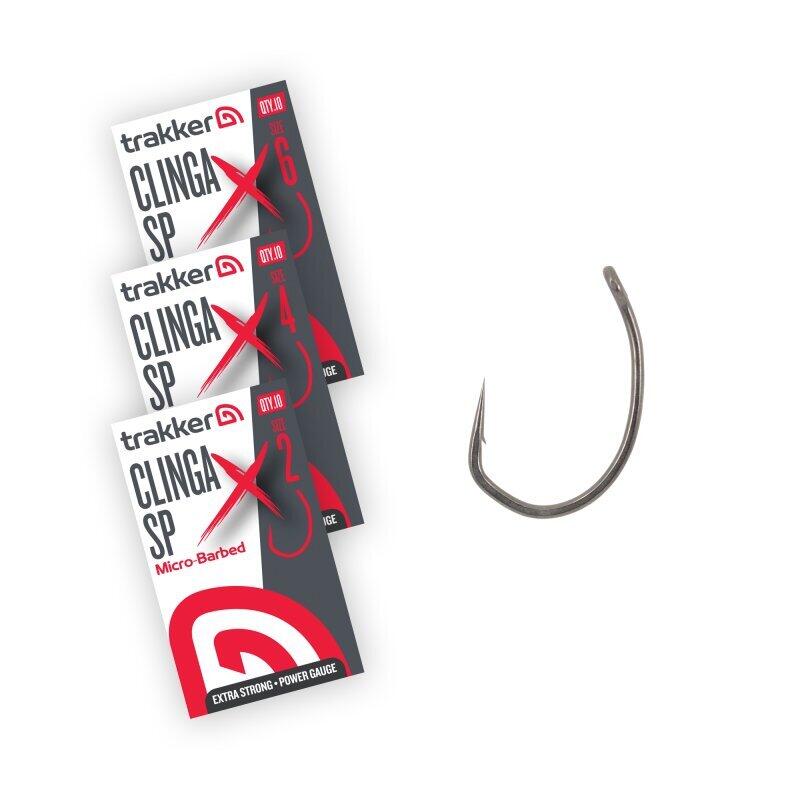 090120266961638a6e01b.jpeg Haczyki Karpiowe Z Zadziorem Trakker Clinga Sp Xs Hooks Micro Barbed R. 4 - obrazek 1
