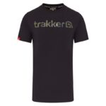 Koszulka Męska Wędkarska Trakker Cr Logo T-Shirt Black Camo