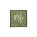 Naszywka 3D - I Support Single Mums - oliwkowa (GFT-30-009550)