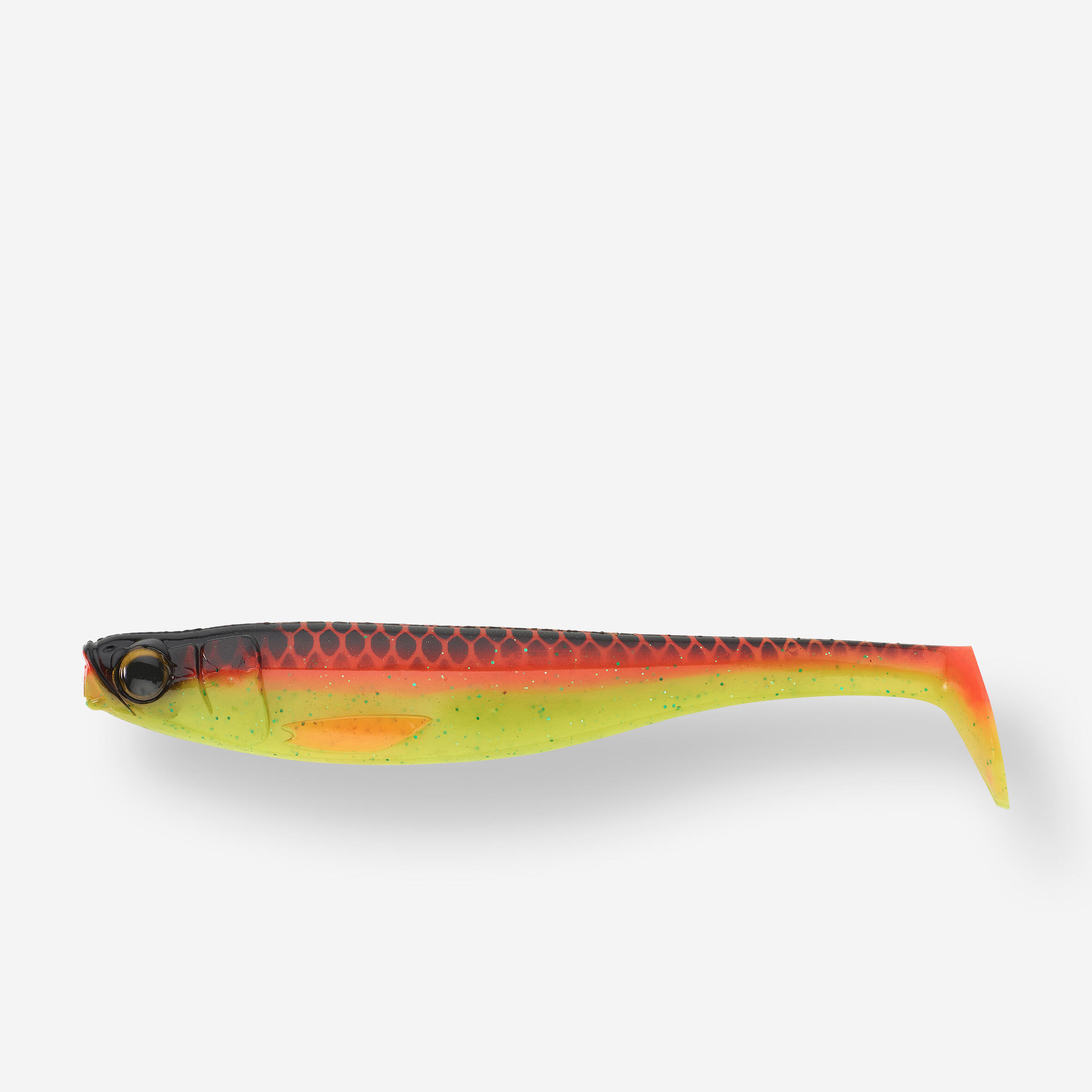 2801202669798524b0d97.jpeg Przynęta miękka Caperlan Rogen Slim shad pomarańczowa - obrazek 1